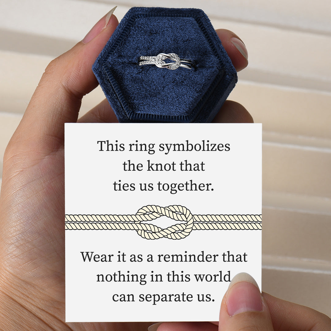 Nada Puede Separarnos Anillo Nudo