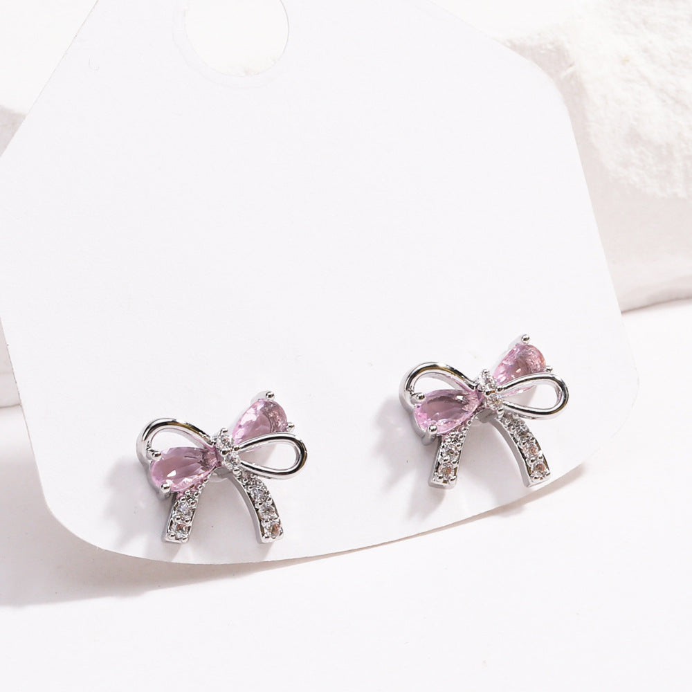 Sweet Bow Earrings & Ring Set