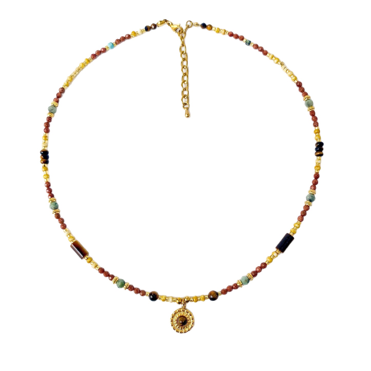 Bohemian Natural Stone Necklace