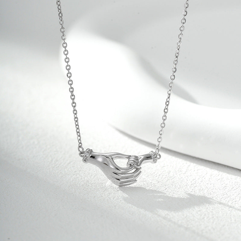 Eternal S925 Sterling Silver Zircon Necklace