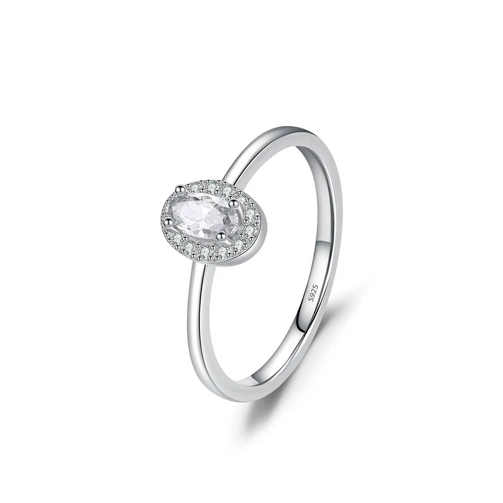 Zodiac Classic Oval S925 Sterling Silver Ring