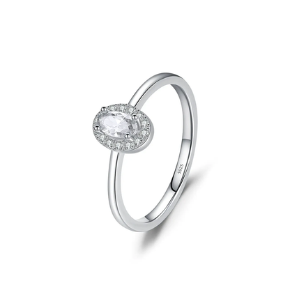 Zodiac Classic Oval S925 Sterling Silver Ring