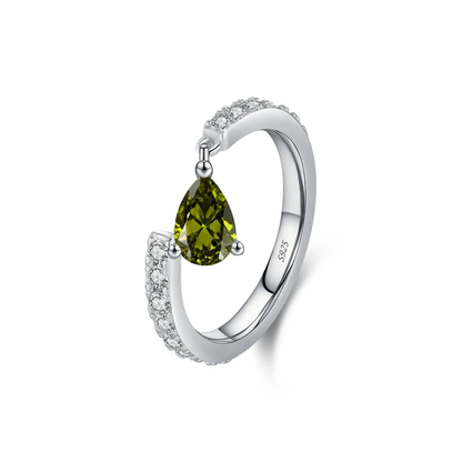 Zodiac Drop 925 Silver Ring