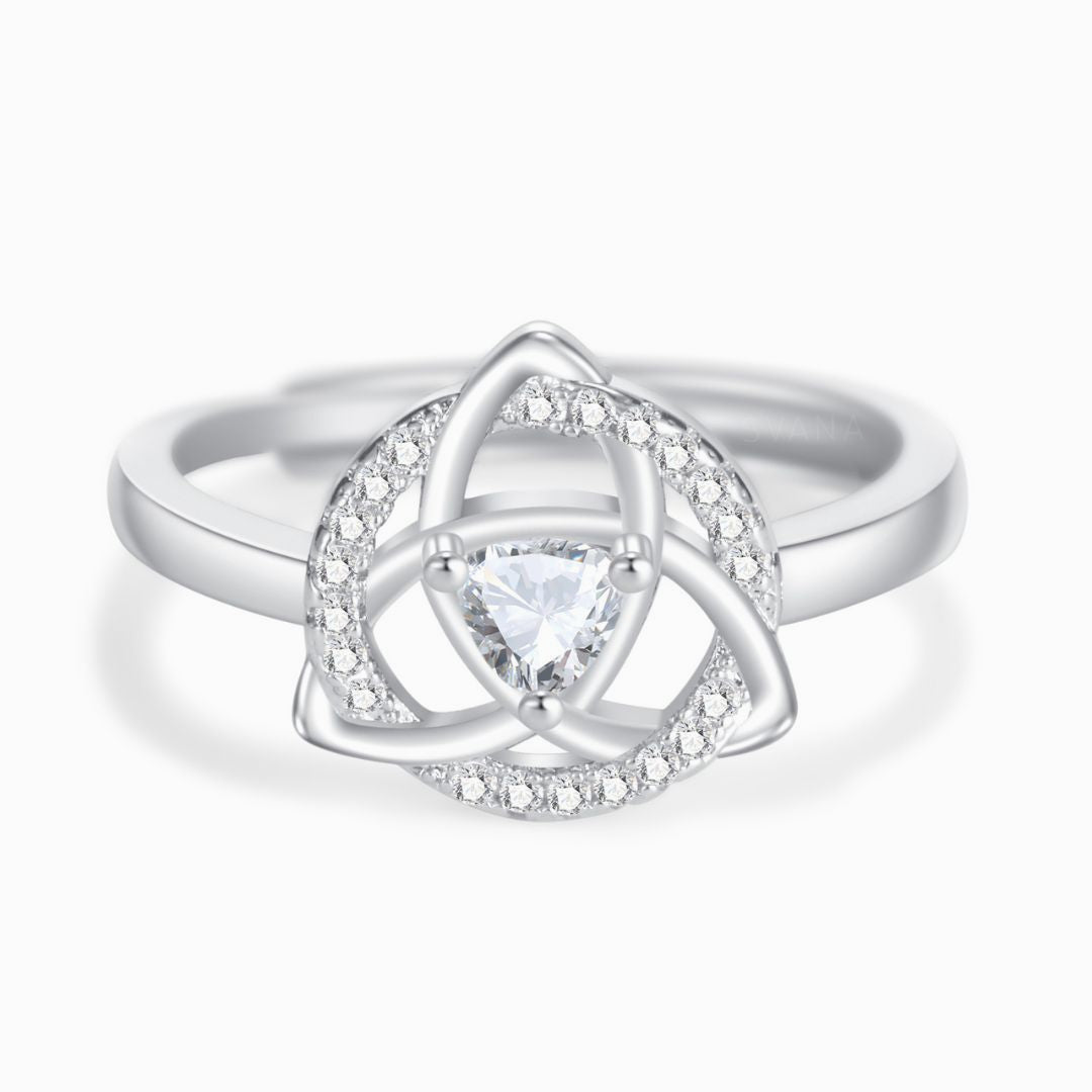 To My Sister, Forever My Friend Celtic Knot Ring