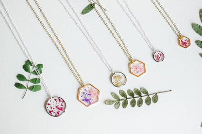 Birth Month Flower Necklace