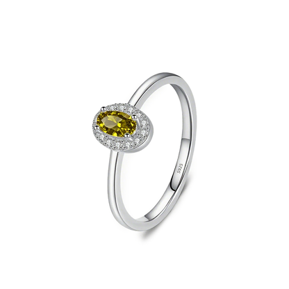 Zodiac Classic Oval S925 Sterling Silver Ring