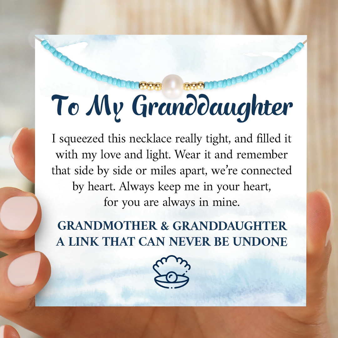 Grandmother & Granddaughter “A Link That Can Never Be Undone” Freshwater Pearl Necklace