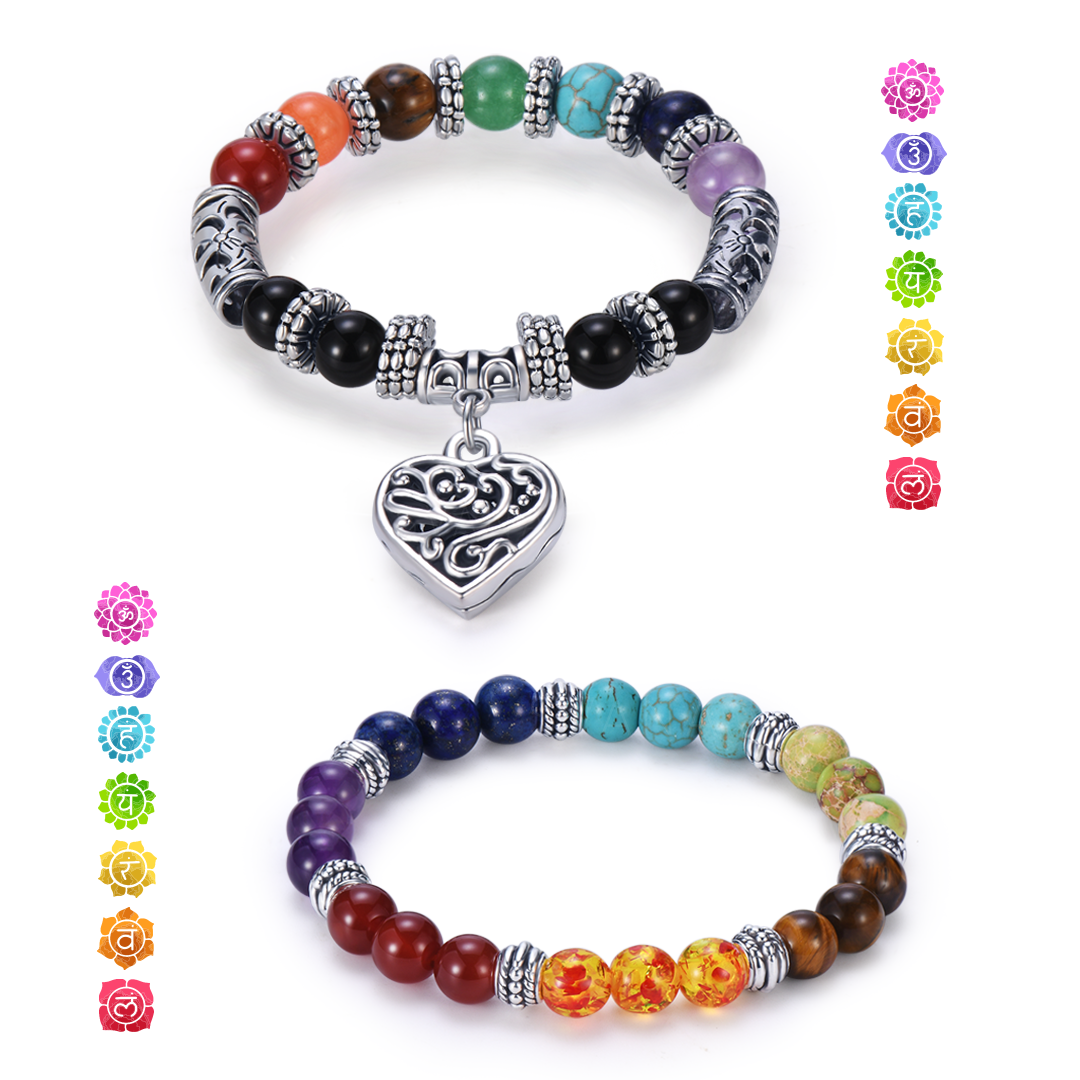 7 Chakra-Armband-Set