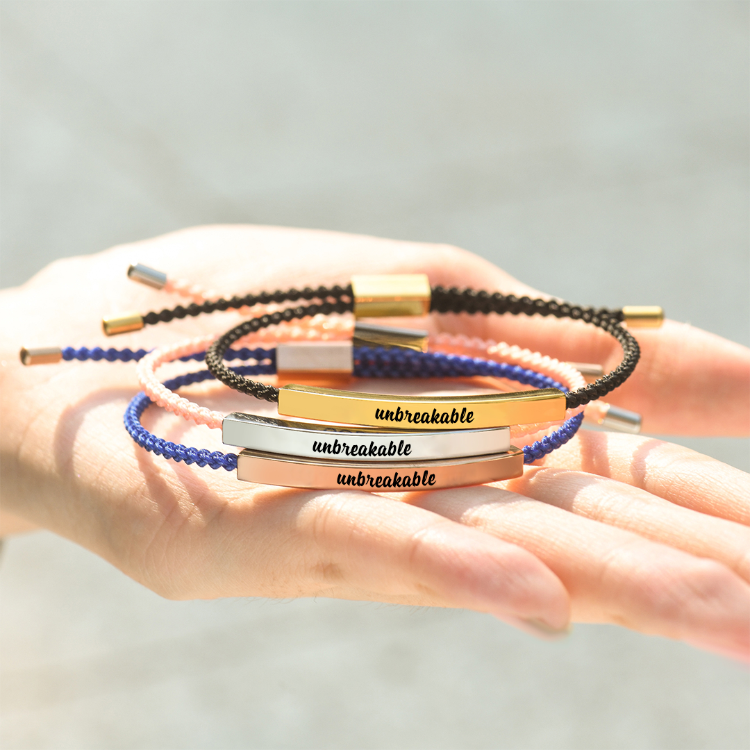 Unbreakable Motivational Tube Bracelet