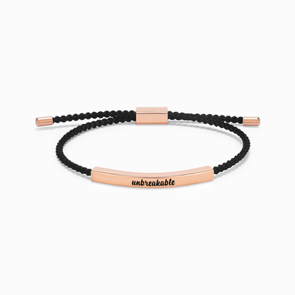 Unbreakable Motivational Tube Bracelet