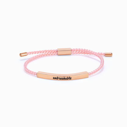 Unbreakable Motivational Tube Bracelet