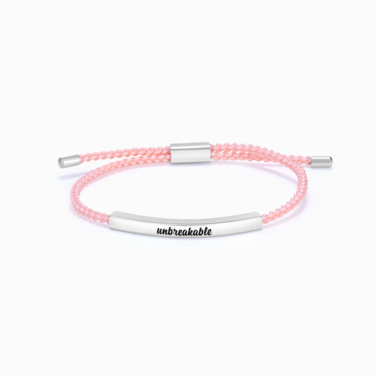 Pulsera de tubo motivacional irrompible