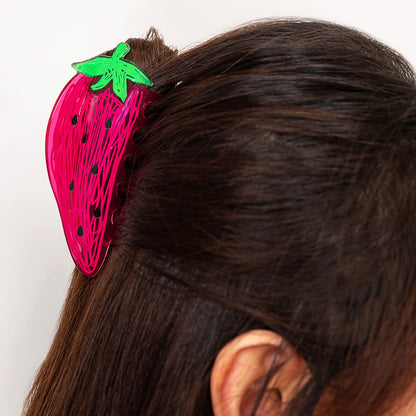 Strawberry Fruit Hair Claw Beauty Gift