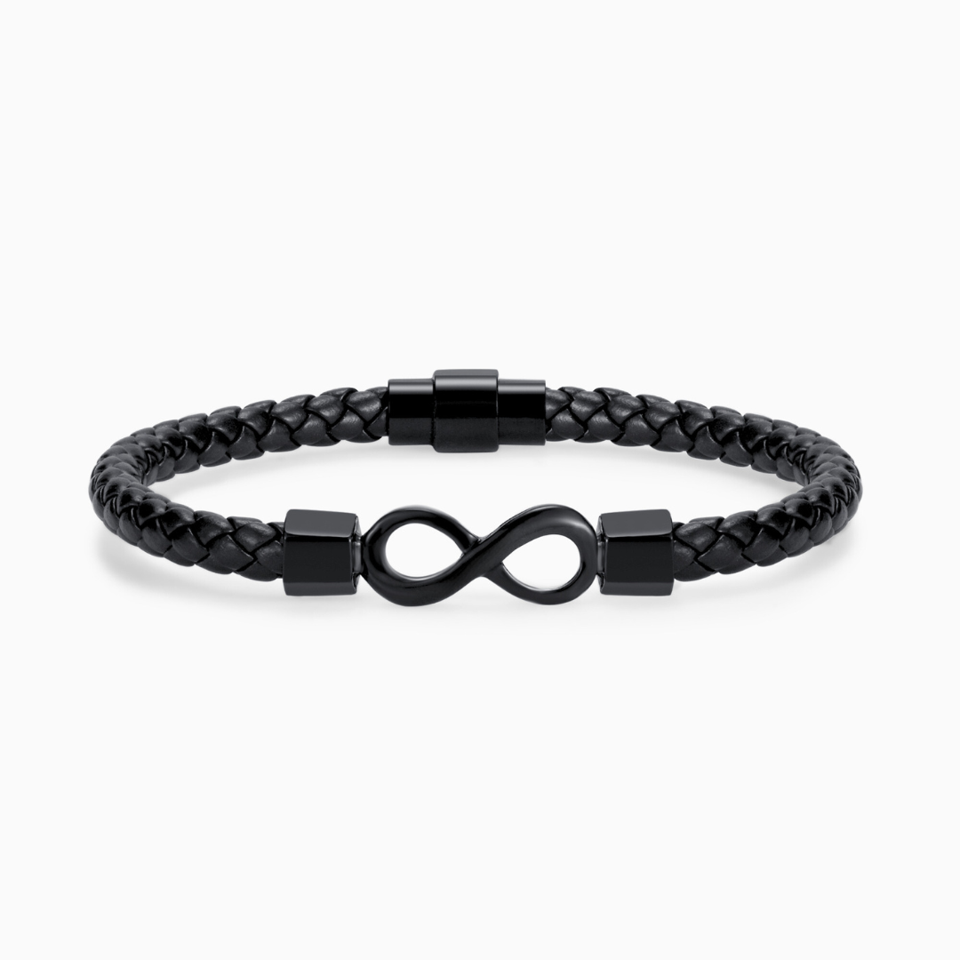 An meinen Mann, ich liebe dich am meisten, Unendlichkeits-Lederarmband