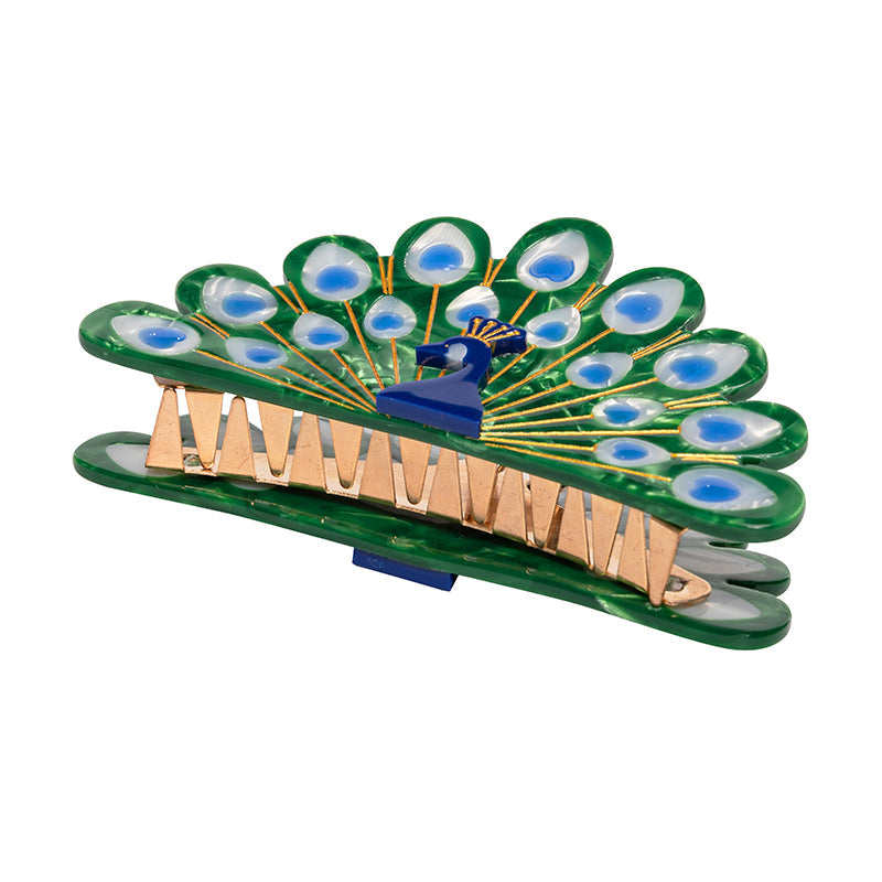 Open-Tail Peacock Animals Hair Claw Beauty Gift