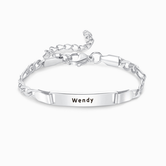 Pulsera personalizada con nombre de bebé