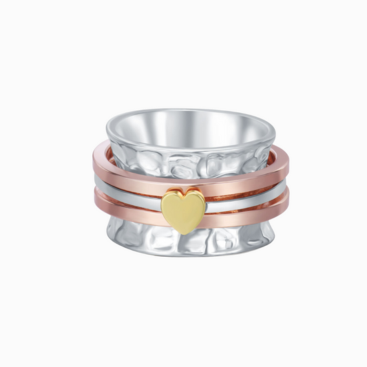 Selbstliebe Spinner Herz Ring