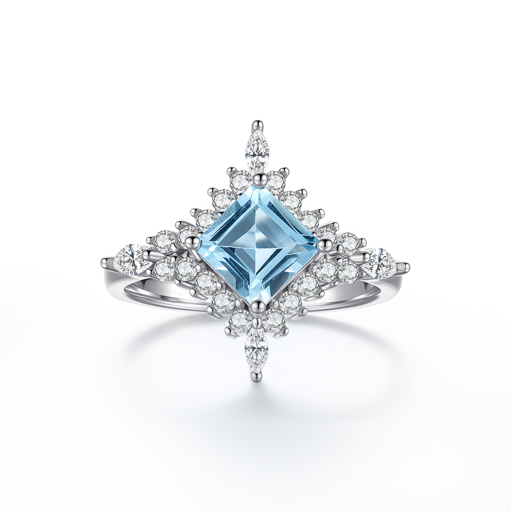 S925 Sterling Silver Gemstone Rings