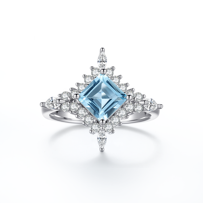 S925 Sterling Silver Gemstone Rings