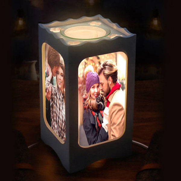 Custom Photo Night Lamp, Four Pictures Ambient Light-Valentine's Day Or Birthday Gift For Her Him