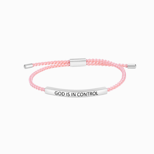 God Is In Control Tube Bracelet