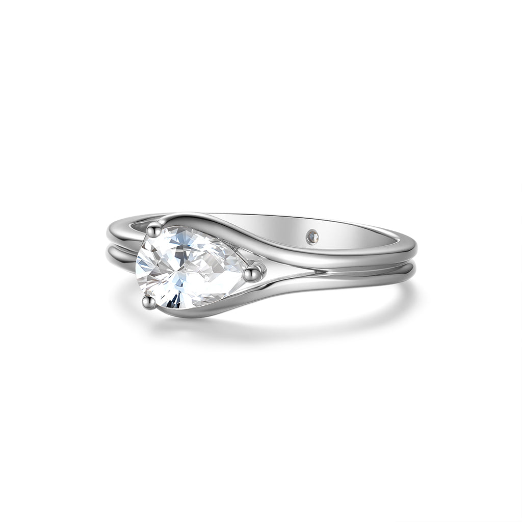 Tear of Light Healing Ring-18K Gold Plated Silver