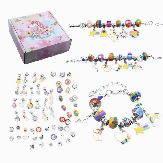 Conjunto de pulseras de cristal Para mi nieta, te amaré para siempre