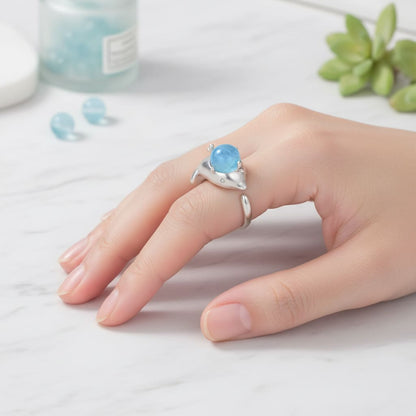 S925 Sterling Silver Dolphin Ring
