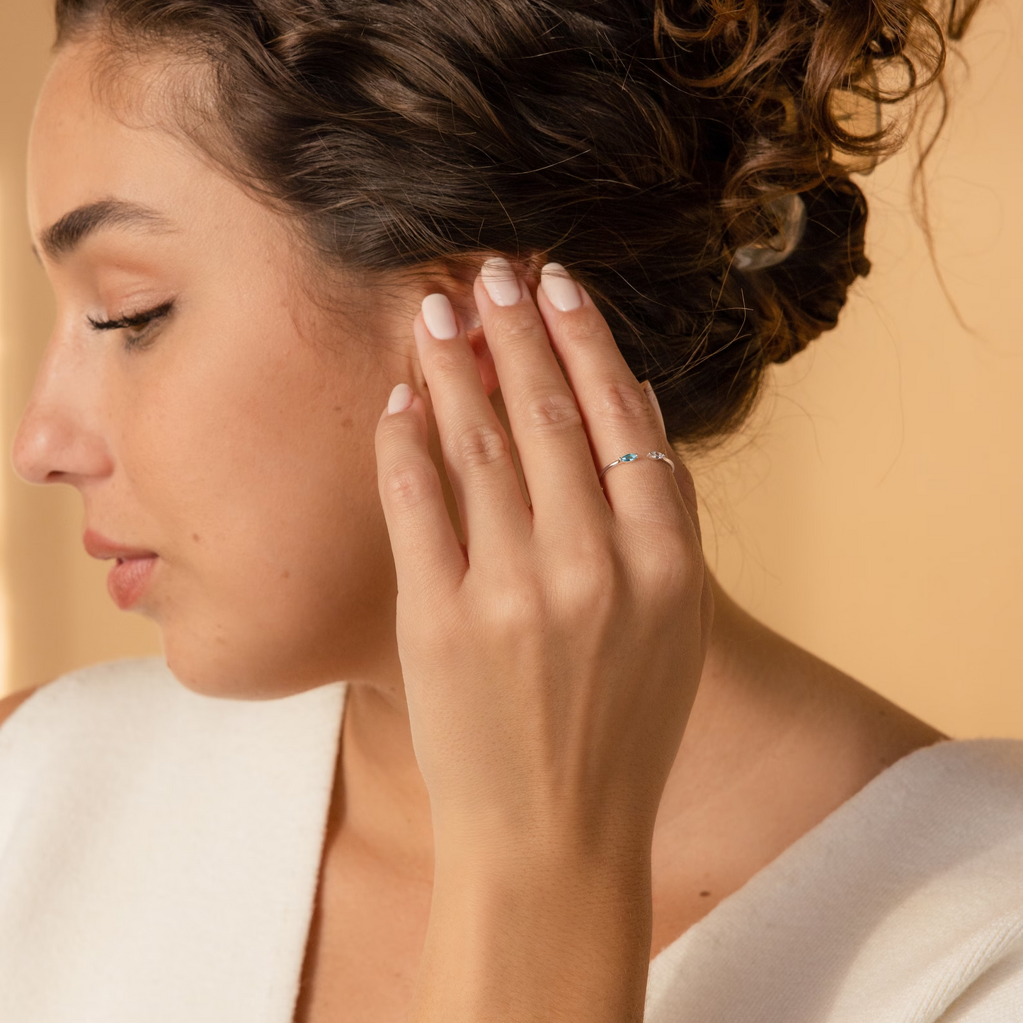 Joyería personalizada con piedra de nacimiento • Anillo para mejor amiga • Regalo perfecto para mamá