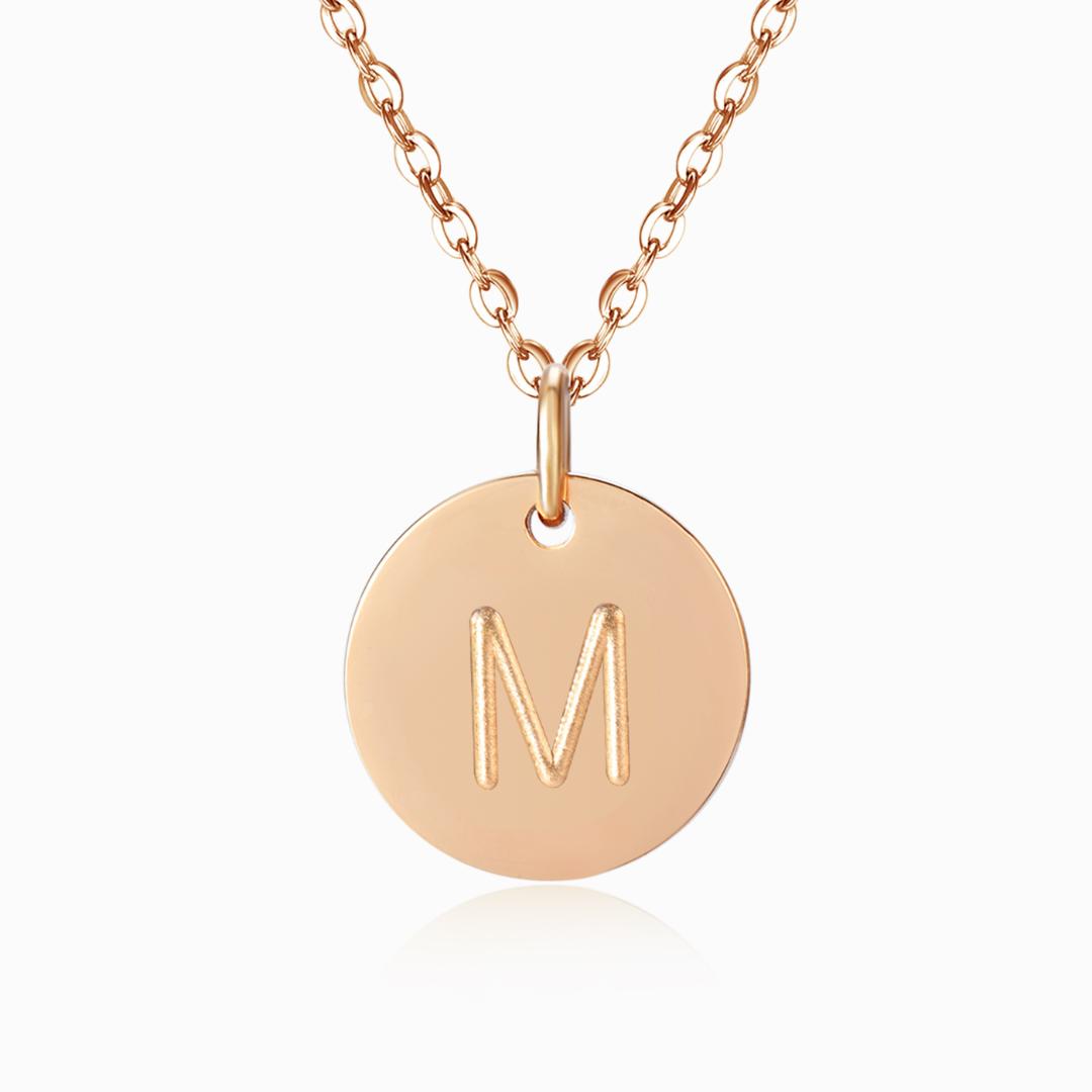 To My Daughter, Love You Forever Personalized Disc Necklace