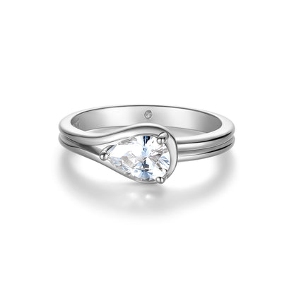 Tear of Light Healing Ring-18K Gold Plated Silver