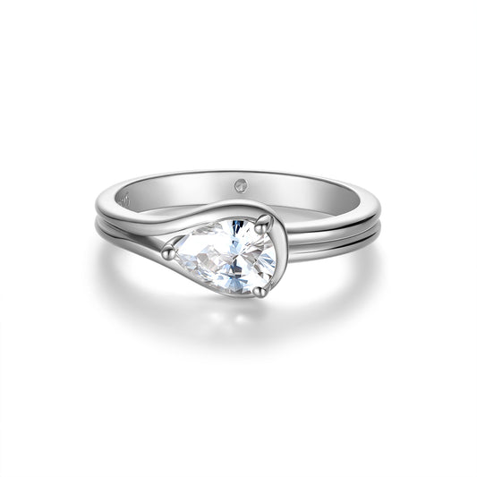 Tear of Light Healing Ring-18K Gold Plated Silver