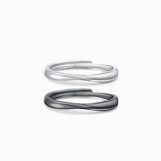 Eternity Promise Mobius Couple Ring