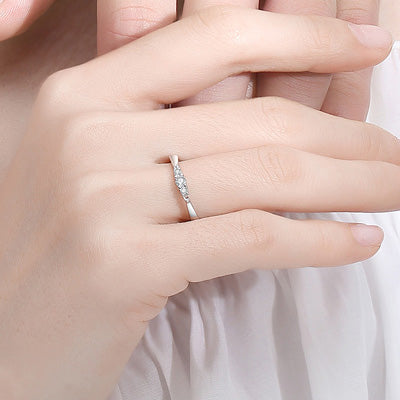 Couple Ring Design S925 Sterling Silver