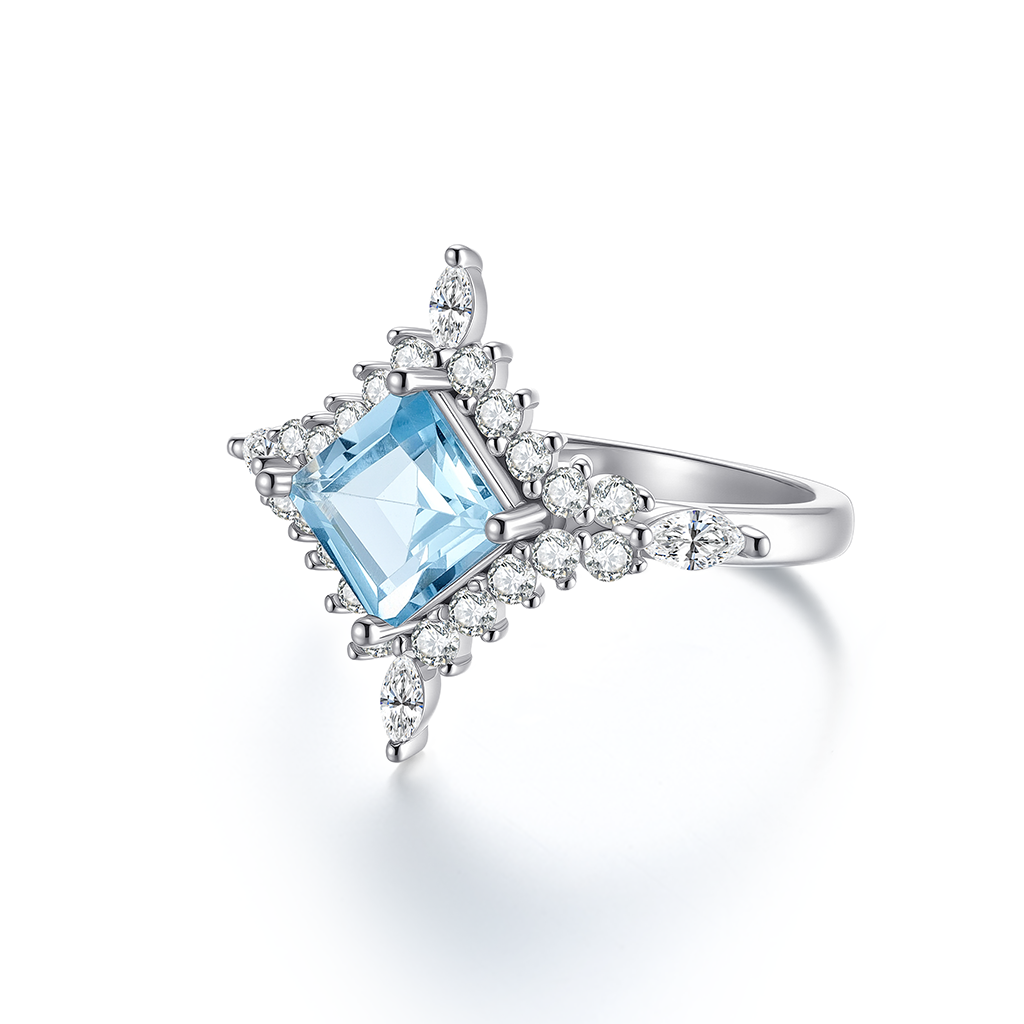 S925 Sterling Silver Gemstone Rings