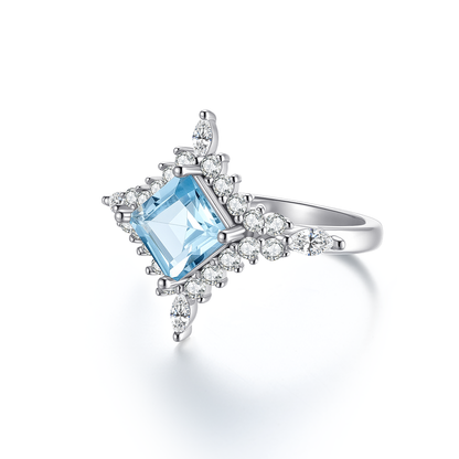 S925 Sterling Silver Gemstone Rings