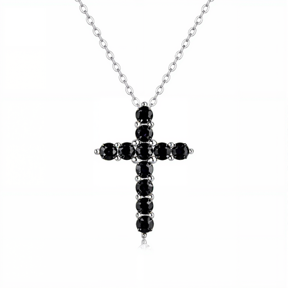 Shining Zodiac Silver Cross Pendant