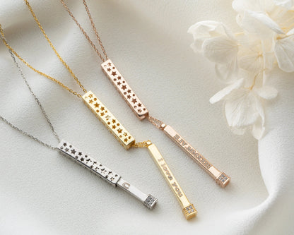 Personalized Hidden Message Necklace