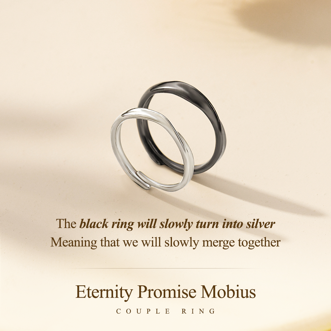 Eternity Promise Mobius Couple Ring