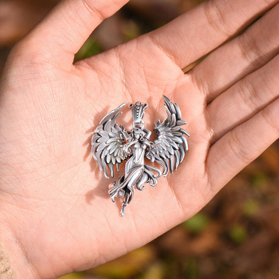 Guardian Angel Pendant Necklace