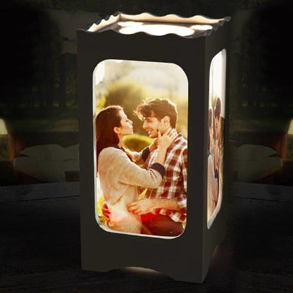 Custom Photo Night Lamp, Four Pictures Ambient Light-Valentine's Day Or Birthday Gift For Her Him