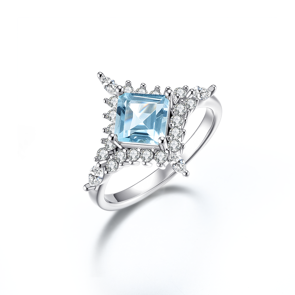 S925 Sterling Silver Gemstone Rings