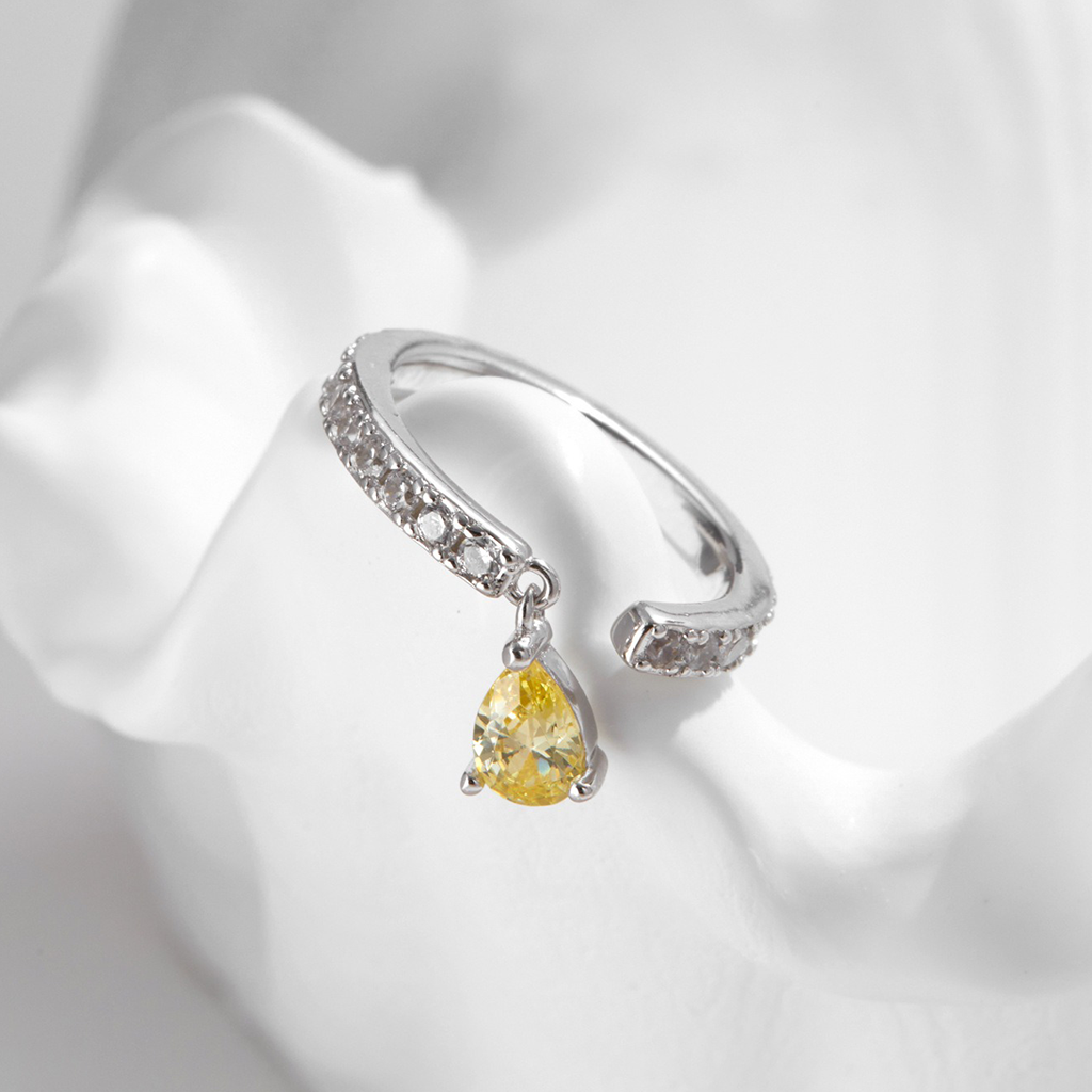 Zodiac Drop 925 Silver Ring