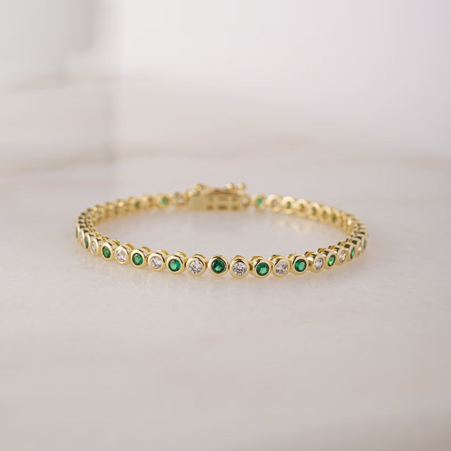 Emerald Tennis Bracelet