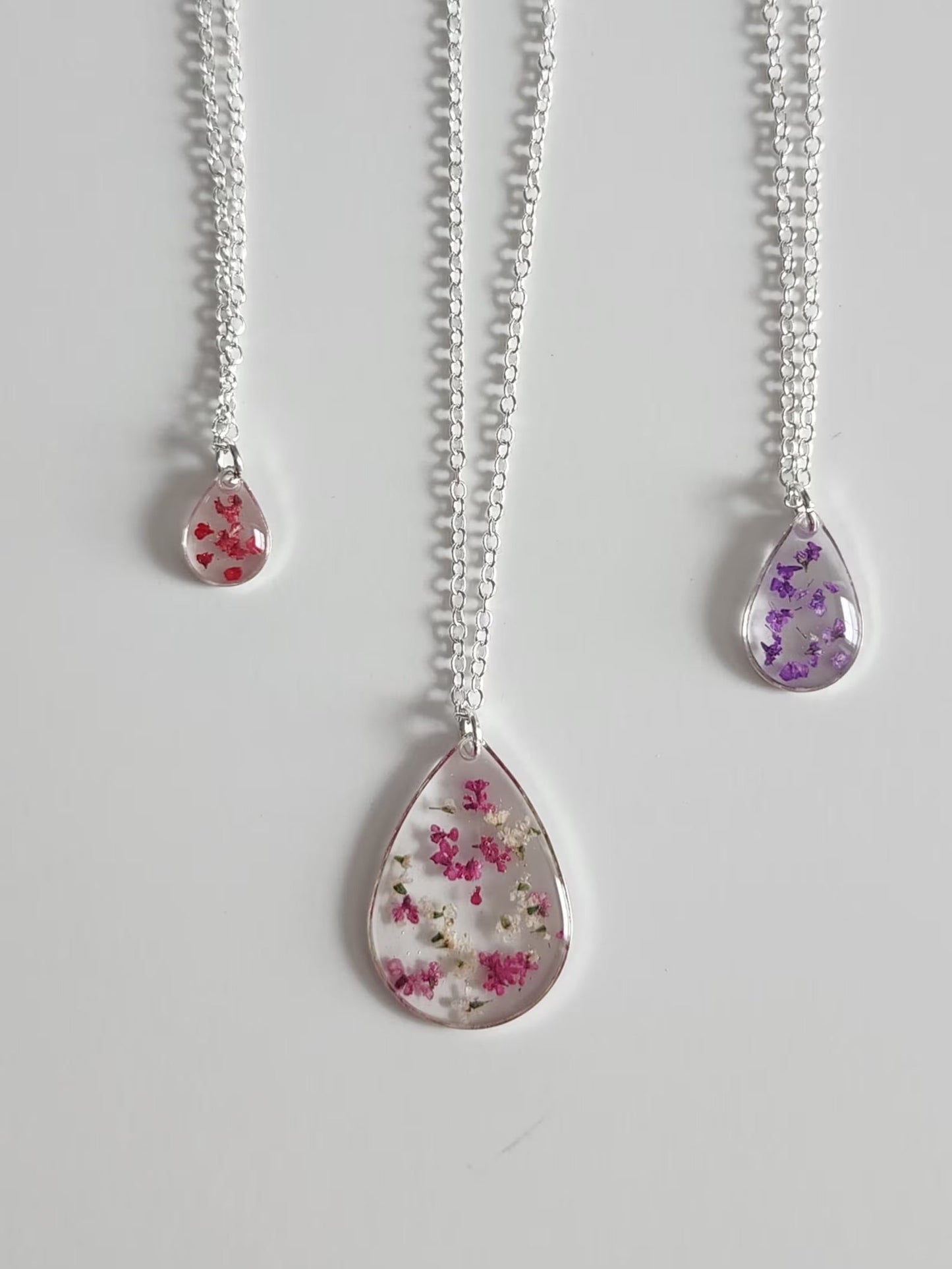 Birth Month Flower Necklace