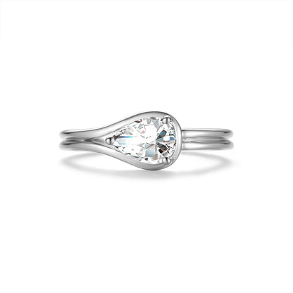 Tear of Light Healing Ring-18K Gold Plated Silver