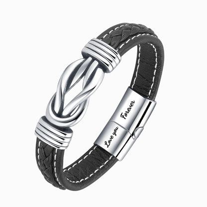 “Mother and Son Unbreakable Bond” Linked Bracelet