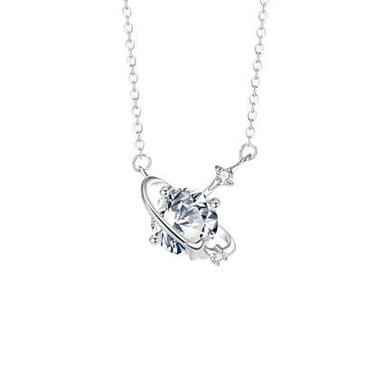 Zodiac Birthstone S925 Silver Necklace