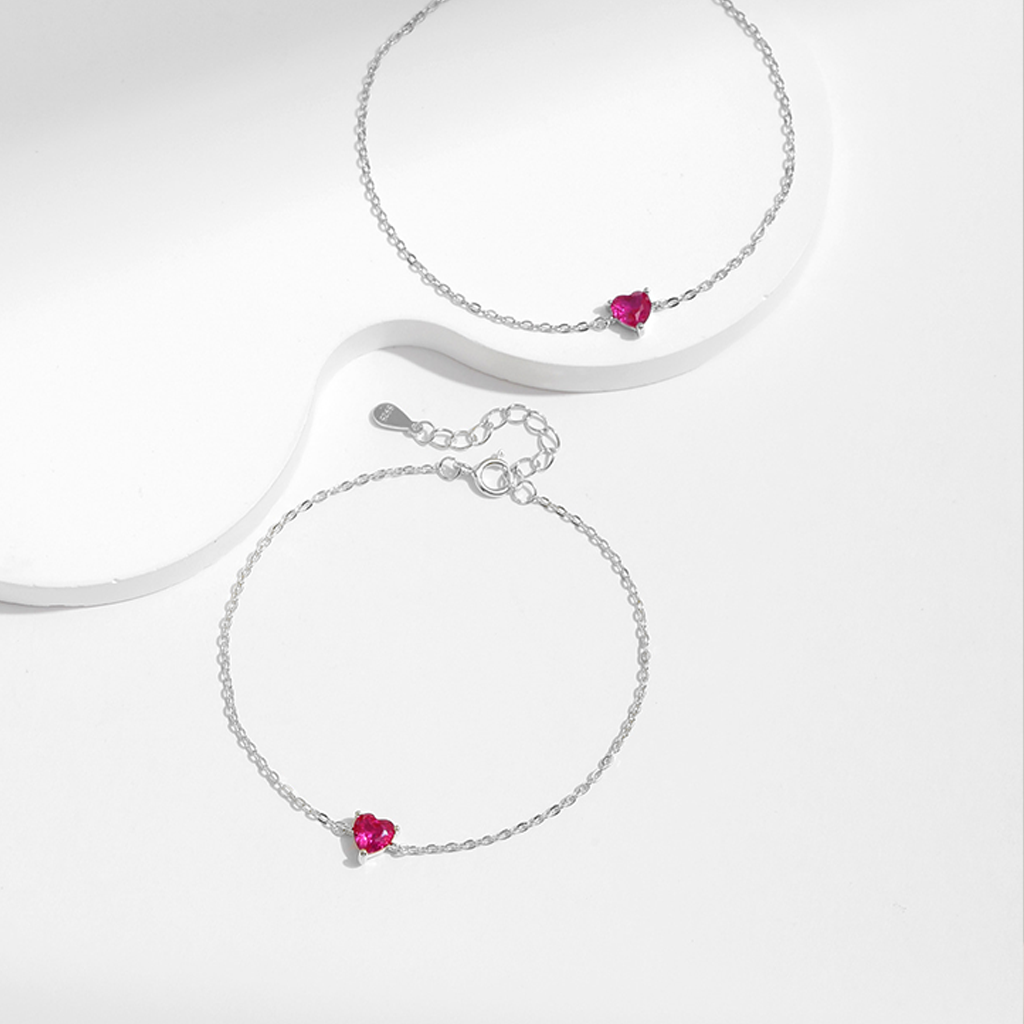 Zodiac Heart Bracelet – S925 Silver