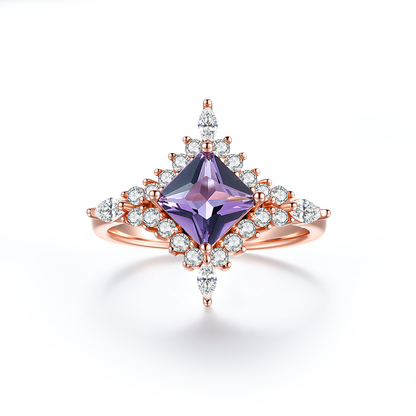 S925 Sterling Silver Gemstone Rings